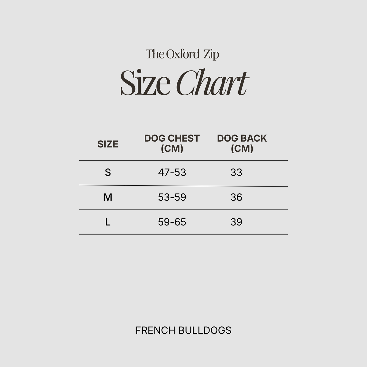 The Oxford Zip - French Bulldog
